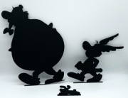 Asterix, Obelix i Idefix – Zestaw Dekoracji 2D na Ścianę