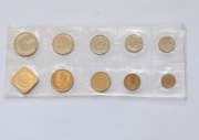 Zestaw obiegowych monet ZSRR 1990r, oryg. opakowanie oryginalne