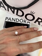 Pandora pierścionek 48 pozłacany lśniąca Korona