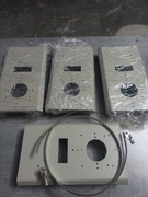 PIONOWY UCHWYT MONTAŻOWY NA SŁUP SŁUPOWY do KAMER CCTV 4szt