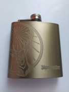 Piersiówka jagermeister złota 