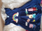 Sukienka świnka peppa rozmiar12/24 (101#nr)