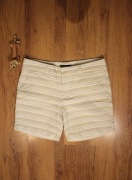 Szorty Tommy Hilfiger r. S/XS 2 jasne beżowe bawełna len