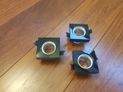 Oprawa wpuszczana oczko do sufitu SZKŁO żarówka 35mm CENA = 3szt. 