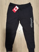 Spodnie dresowe dla chłopca UhlSport XXS/XS czarne dresy nowe 140-146 cm