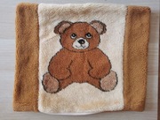 Poduszka pluszowa z misiem PRL vintage