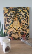 Portret tygrysa – ręcznie malowany obraz na płótnie (40x50 cm)