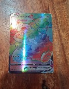 Karta pokemon Snorlax Vmax rainbow 206/202