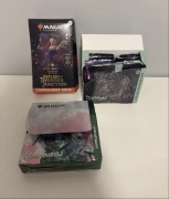 Magic: The Gathering MTG – zestaw collector boosterów + Commander Deck