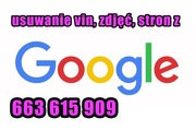 usuwanie historii vin z GOOGLE google.com aut usa i kanada kasowanie
