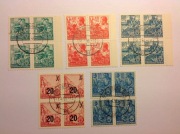 Niemcy - NRD - 20 znaczków z lat 1953-1954