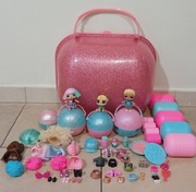  LOL SURPRISE zestaw salon mody 10 peruk+ ubranka+2 lalki+ pets firmy MGA