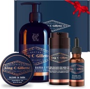 King C. Gillette Kompletny zestaw prezentowy do pielęgnacji twarzy i brody