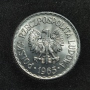 1 zł złoty 1965 * mennicza *