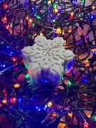 świeca sojowa -płatek śniegu