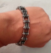 Bransoletka męska stal nierdzewna