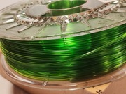 Filament PETG 1,75 jasnozielony transparentny   0,8 kg