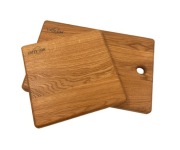 dwie deski do krojenia z naturalnego dębu