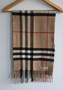 Burberry Giant Check Archive Beige Cashmere Scarf 168x30