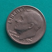 10 CENTÓW USA 1970 ONE DIME LIBERTY Roosevelt