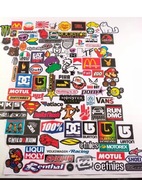 100 naklejek Motor Samochód wlepki naklejki skuter rower stickerbomb kask