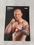 Autograf Dzinolda z FAME MMA 16