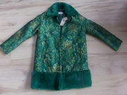 Reserved płaszcz zielony Premium krótka seria XS/S