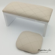 Podpórka do manicure + poduszka pod łokieć, profesjonalna, solidna