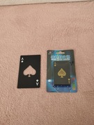 Nowa zapalniczka żarowa talia kart z otwieraczem 