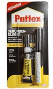 Płynny klej do plastiku głyskawiczny dwu etapowy Pattex 2 opakowania