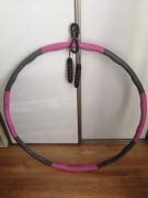 Zestaw hulahoop z piankową wyściółką + skakanka z piankowymi rączkami