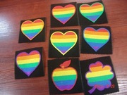 Emblemat naszywka LGBT na rzepie