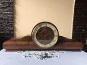 Zegar kwadransowy KARL LAUFFER ok.1950 art deco Westminster W1 zadbany loft