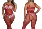 sexy bielizna plus size bodystocking XL/XXL otwarty krok