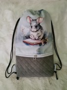 Workoplecak z motywem szynszyli