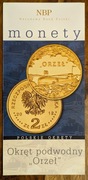 Folder NBP 2012 - Okręt podwodny Orzeł 2 zł GN