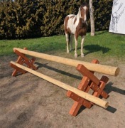 Cavaletti dla koni/hobby horsing, przeszkody