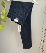 Nowe jeansy Wrangler Skinny Body Bespoke granatowe rurki jeansowe W34 L32