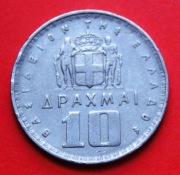 10  Drachm   1959 r  -   Grecja   Paweł I