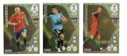3 KARTY ICON WORLD CUP 2018 RONALDO SUAREZ INIESTA