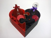 Pudełko Serce, 2 elementy puzzle, Walentynki 2026