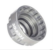 Klucz TOOPRE do demontażu zębatek z korb Shimano koloru srebrnego