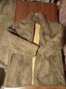 Męska skórzana kurtka zimowa | Rozmiar XXL | Bardzo ciepła!