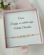 Bransoletka dla Chrzestnej- Prezent dla Chrzestnej