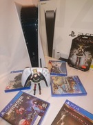 KONSOLA PS5 Z NAPĘDEM - KOMPLET +5GIER