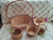 Zestaw koszyków koszyk wiklinowy 5szt