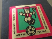 MUNDIAL 78 NAKLEJKI ORYGINAŁY KARYKATURY PIŁKARZY+TURNIEJ JUNIORÓW 