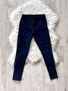 Spodnie na gumce granatowe rurki 11 12 lat