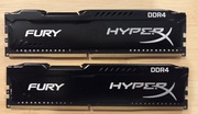 Pamięć DDR4 16GB, 2x8GB kingston HyperX Fury 2666MHz XMP 