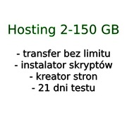 Hosting, serwer 50 GB bez limitu, kreator stron, instalator skryptów